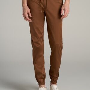 American Tall Stretch Twill Tall Men's Jogger Pants in Nutshell Size MM / Tall /